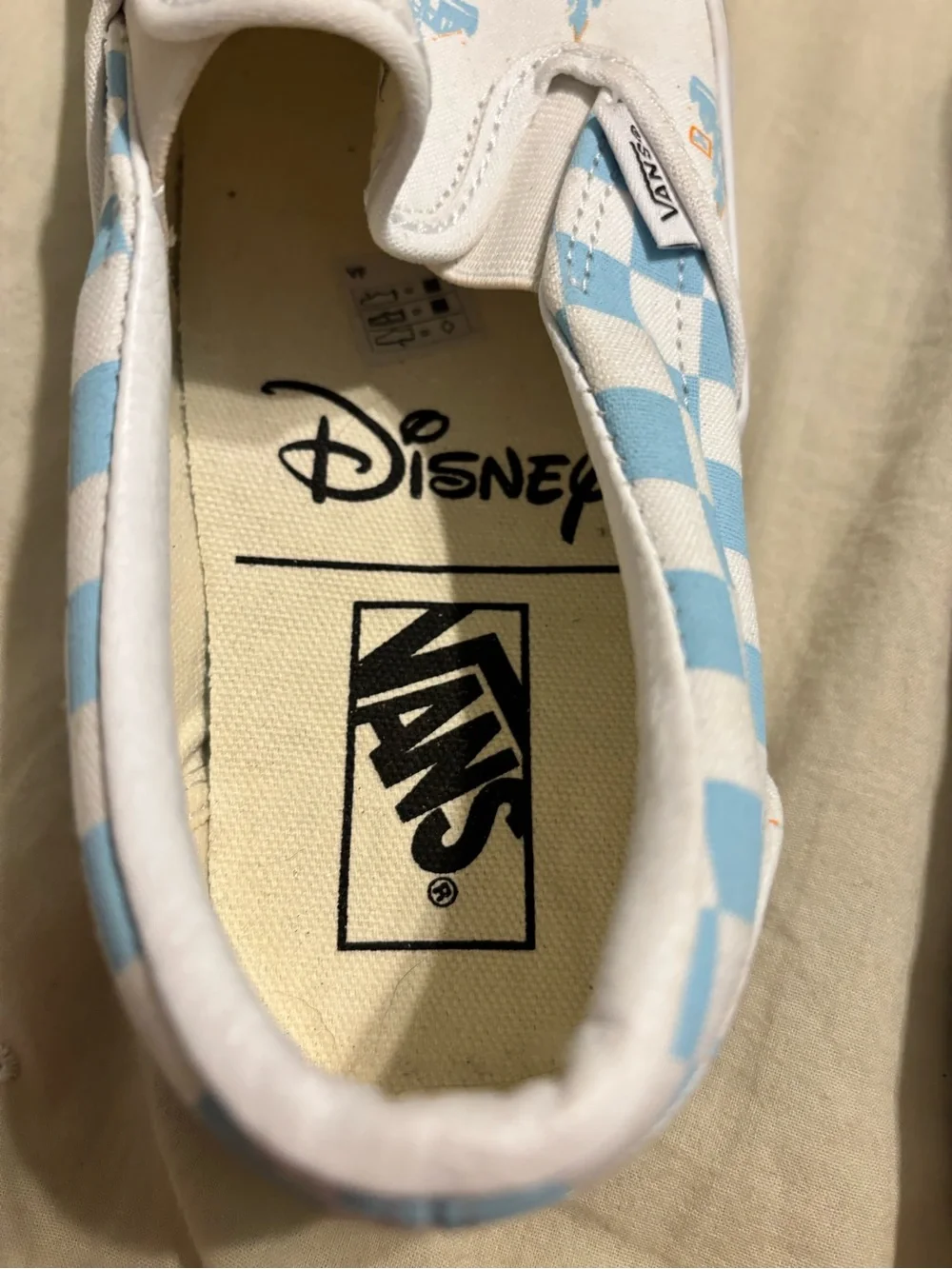 Disney Kids Mickey Mouse Slip-On Sneakers - White/Blue/Red/Yellow